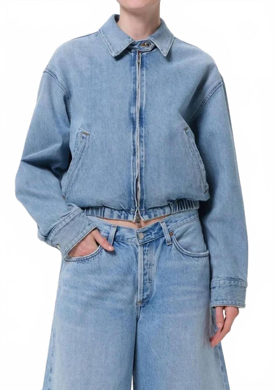 NEW AGOLDE nile jacket in space